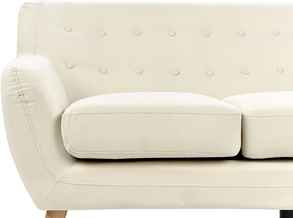 Beliani 3 vietų sofa MOTALA šviesiai smėlio spalvos
