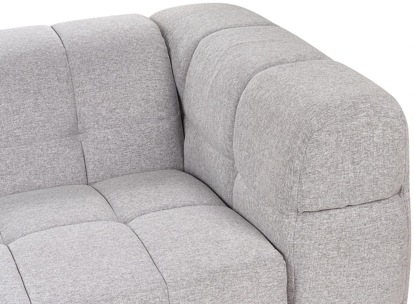 Beliani 3 vietų sofa MULLOLA šviesiai pilka