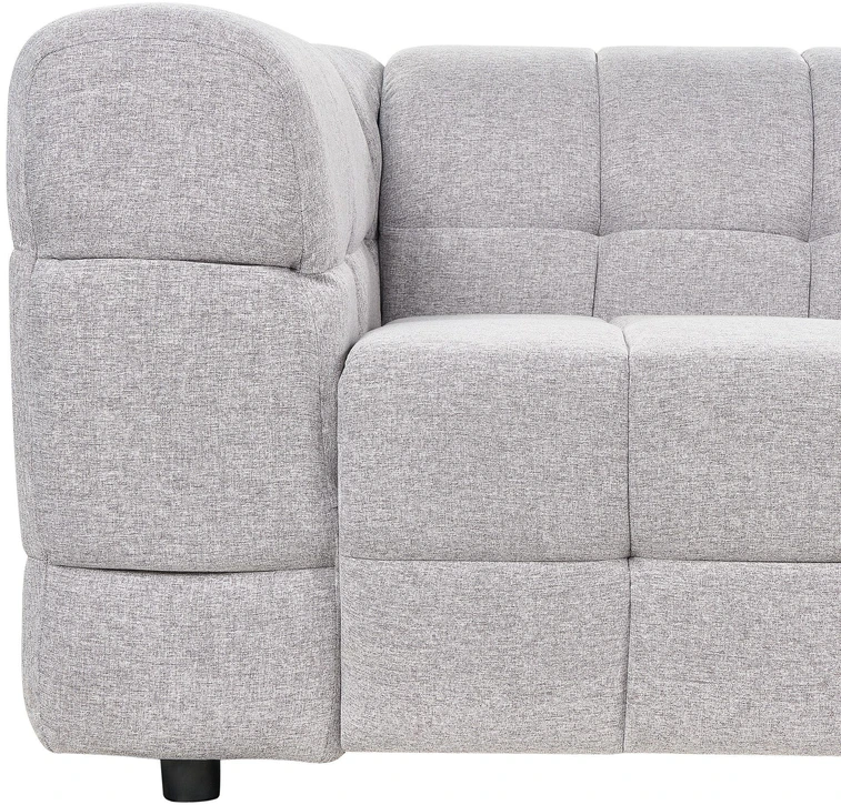 Beliani 3 vietų sofa MULLOLA šviesiai pilka