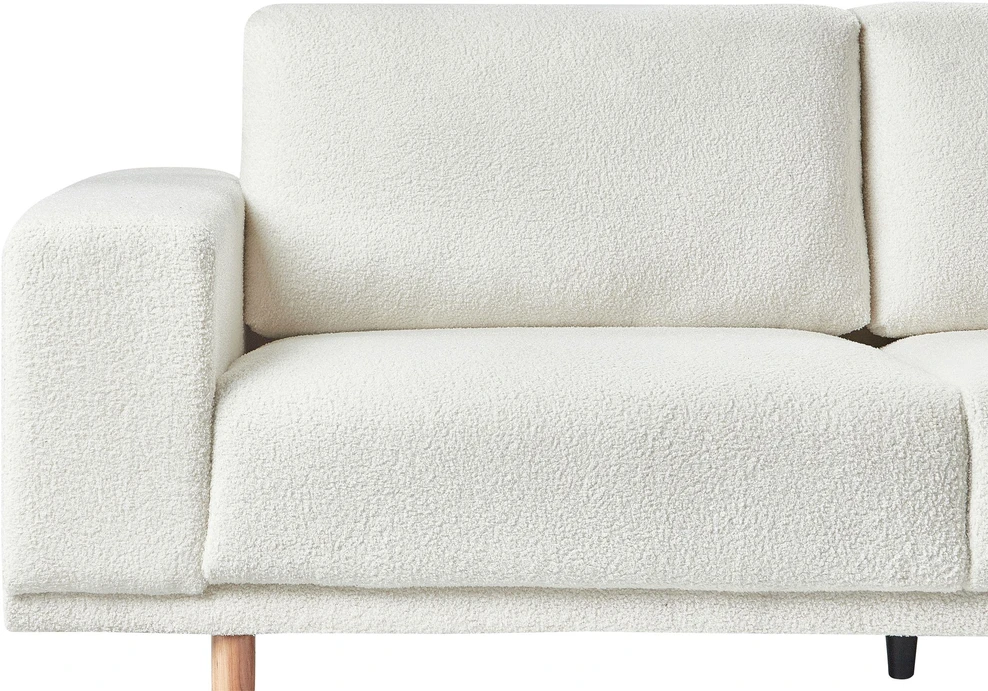 Beliani 3 vietų sofa NIVALA Boucle, nebalinta