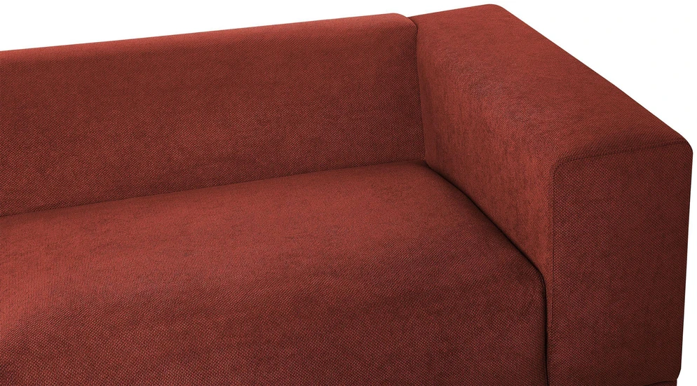 Beliani 3 vietų sofa NIVALA raudona