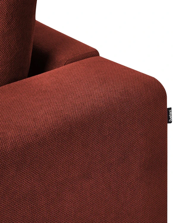 Beliani 3 vietų sofa NIVALA raudona