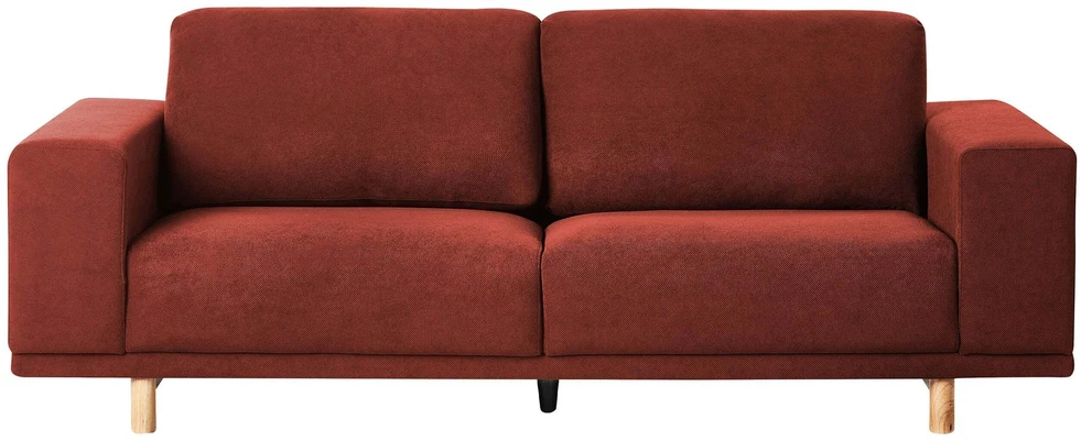 Beliani 3 vietų sofa NIVALA raudona