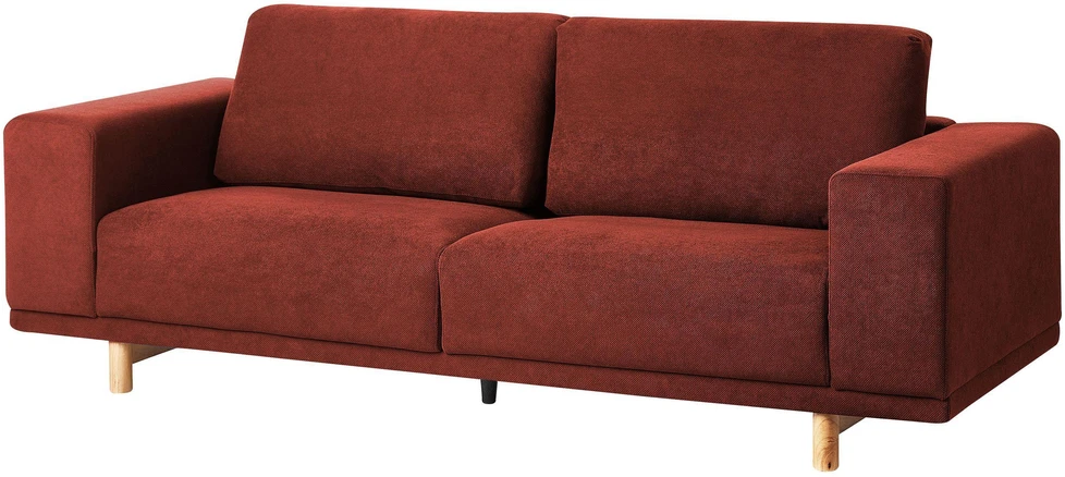 Beliani 3 vietų sofa NIVALA raudona