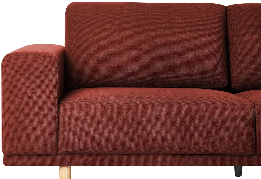 Beliani 3 vietų sofa NIVALA raudona
