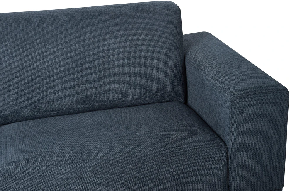 Beliani 3 vietų sofa NIVALA tamsiai mėlyna
