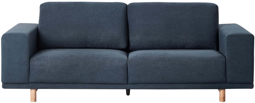 Beliani 3 vietų sofa NIVALA tamsiai mėlyna
