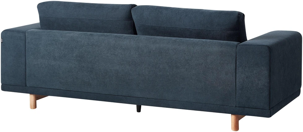 Beliani 3 vietų sofa NIVALA tamsiai mėlyna