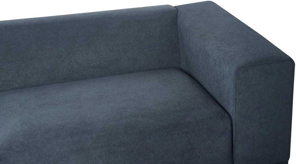 Beliani 3 vietų sofa NIVALA tamsiai mėlyna