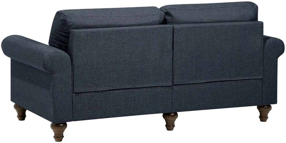 Beliani 3 vietų sofa OTRA tamsiai pilka