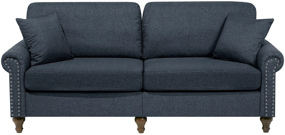 Beliani 3 vietų sofa OTRA tamsiai pilka