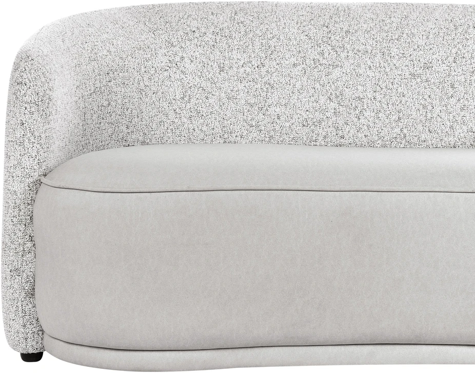 Beliani 3 vietų sofa ROSET pilka