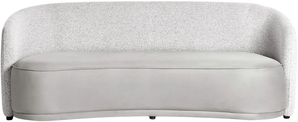 Beliani 3 vietų sofa ROSET pilka