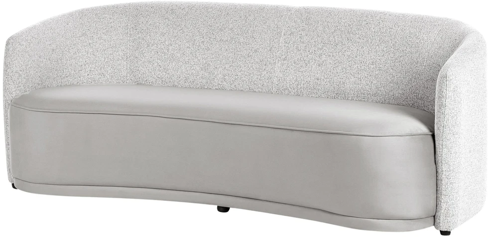 Beliani 3 vietų sofa ROSET pilka