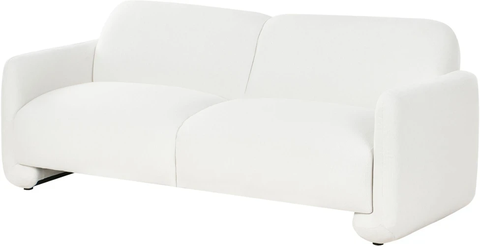Beliani 3 vietų sofa SALAND balta