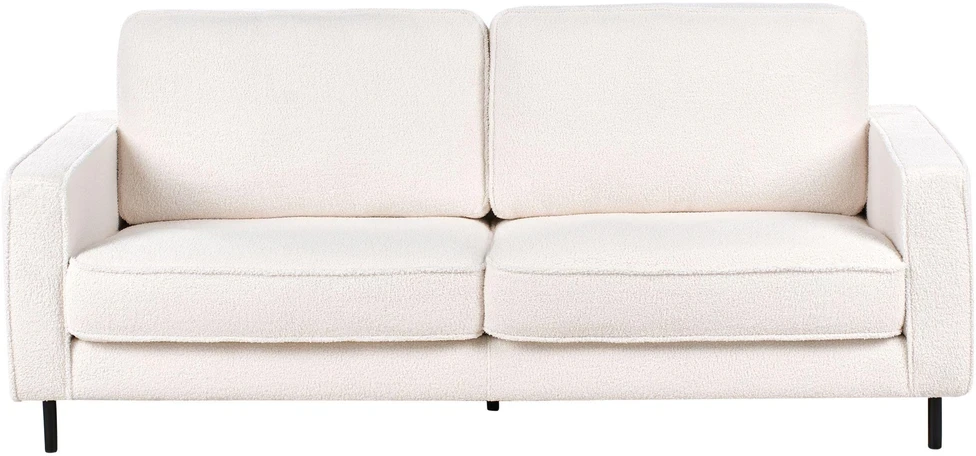 Beliani 3 vietų sofa SAVALEN Boucle balta
