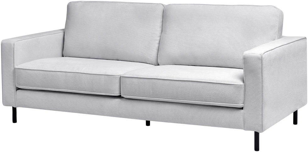 Beliani 3 vietų sofa SAVALEN šviesiai pilka