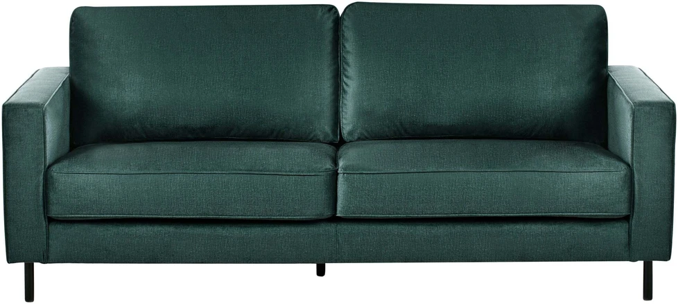 Beliani 3 vietų sofa SAVALEN tamsiai žalias veliūras