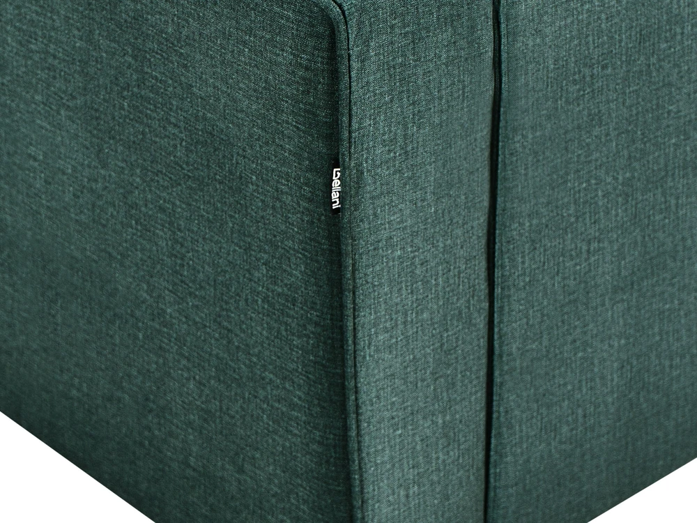 Beliani 3 vietų sofa SAVALEN tamsiai žalias veliūras