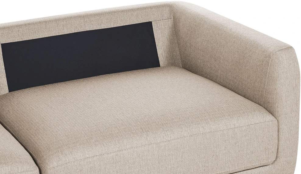 Beliani 3 vietų sofa SIGTUNA, smėlio spalvos