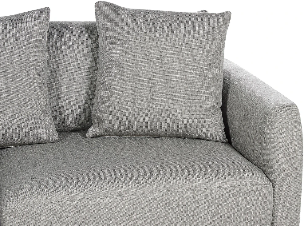 Beliani 3 vietų sofa SIGTUNA šviesiai pilka