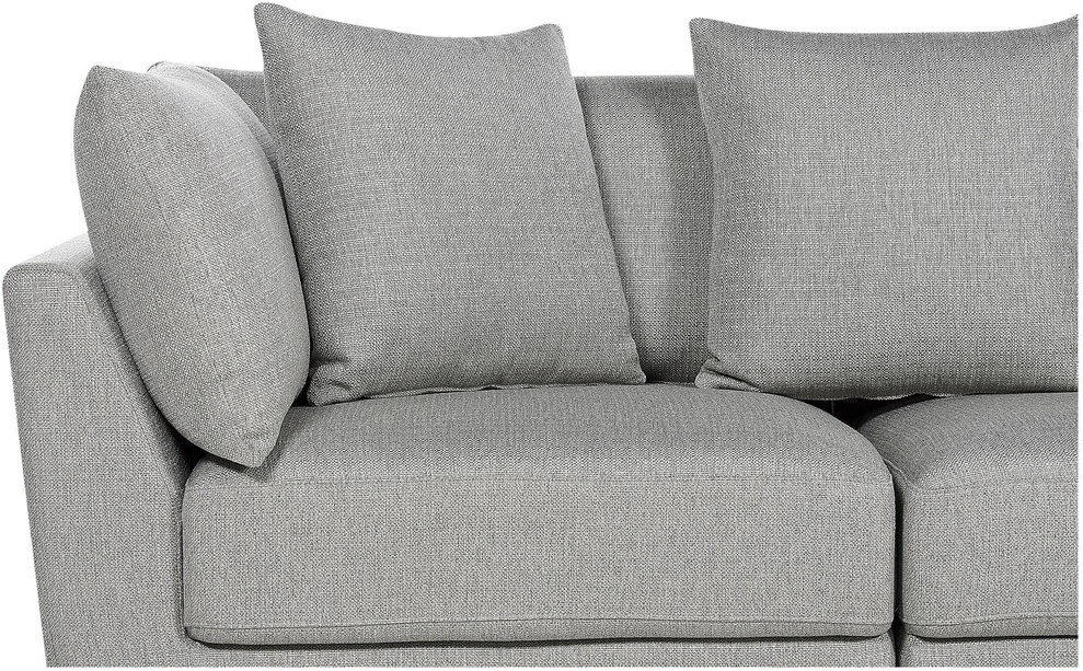 Beliani 3 vietų sofa SIGTUNA šviesiai pilka