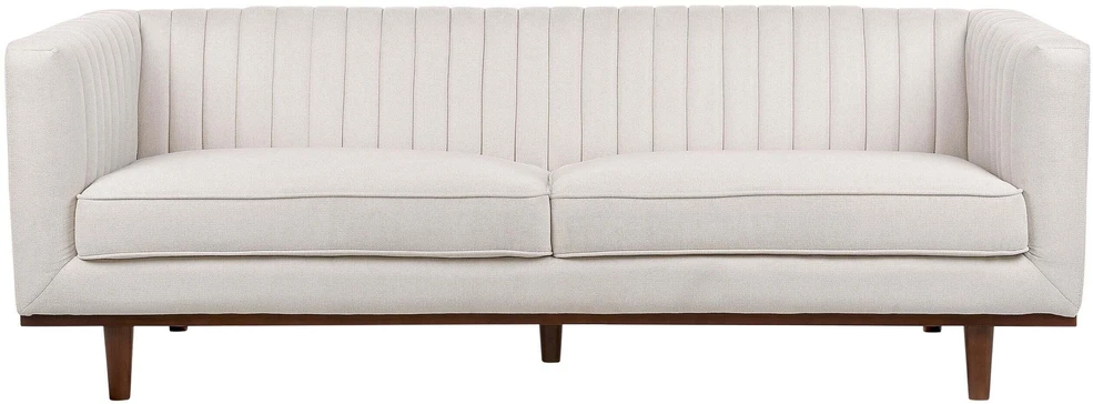 Beliani 3 vietų sofa SKAULE, smėlio spalvos