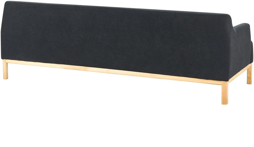 Beliani 3 vietų sofa SOSJO juoda