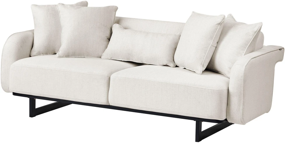 Beliani 3 vietų sofa SVANEK, balta