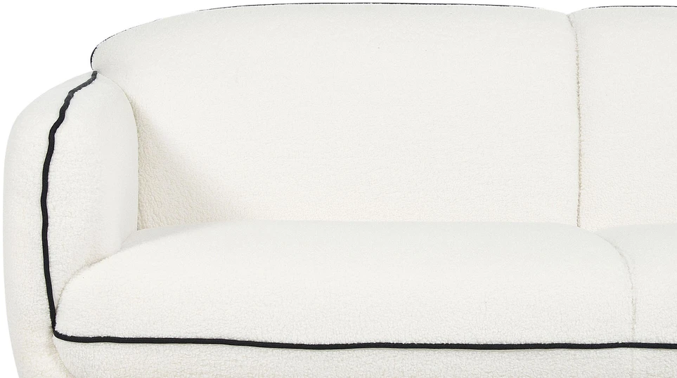 Beliani 3 vietų sofa TONSBERG Boucle, balta