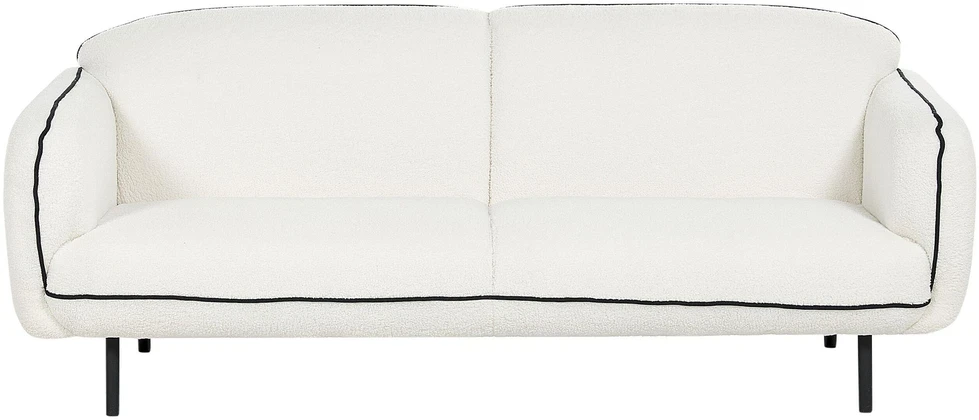 Beliani 3 vietų sofa TONSBERG Boucle, balta
