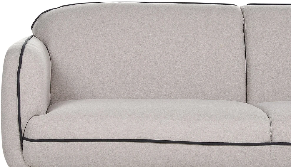 Beliani 3 vietų sofa TONSBERG šviesiai pilka