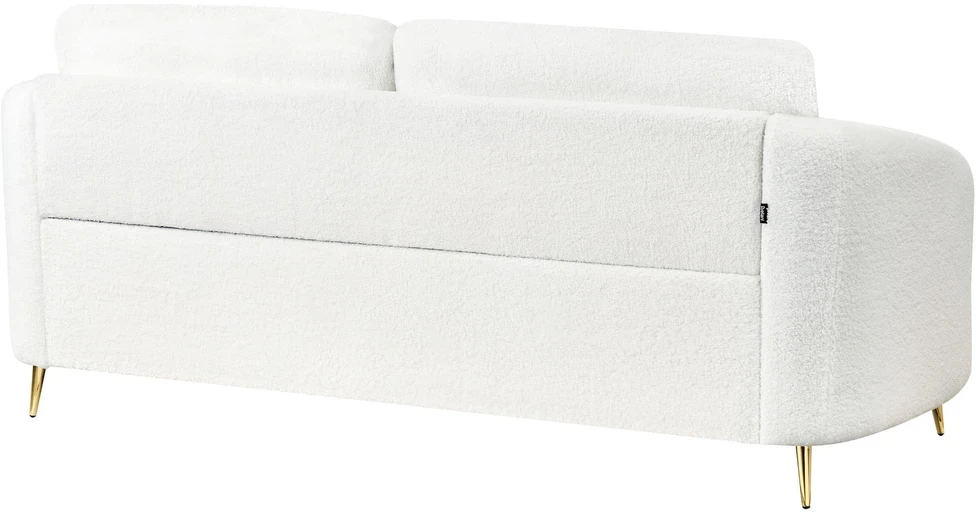 Beliani 3 vietų sofa TROSA Boucle balta