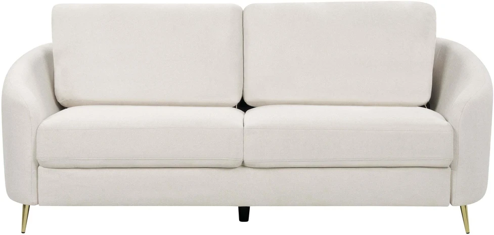 Beliani 3 vietų sofa TROSA, smėlio spalvos