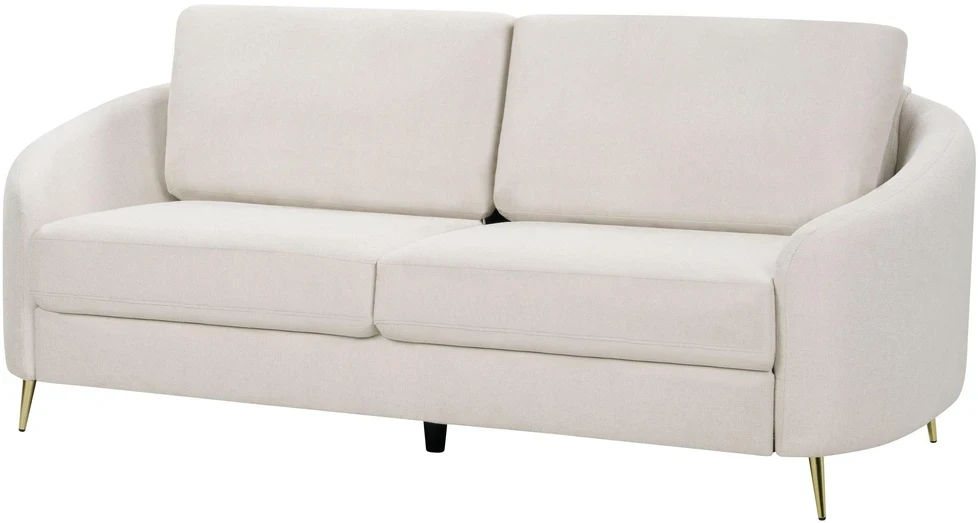 Beliani 3 vietų sofa TROSA, smėlio spalvos