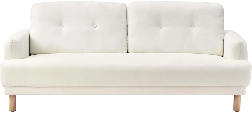 Beliani 3 vietų sofa TUVE, balta