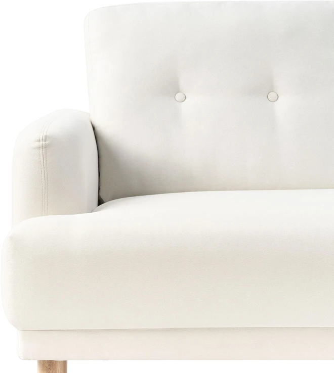 Beliani 3 vietų sofa TUVE, balta