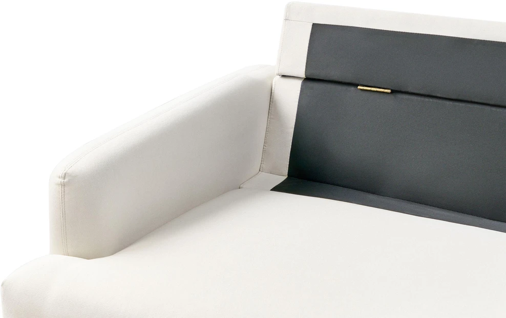 Beliani 3 vietų sofa TUVE, balta