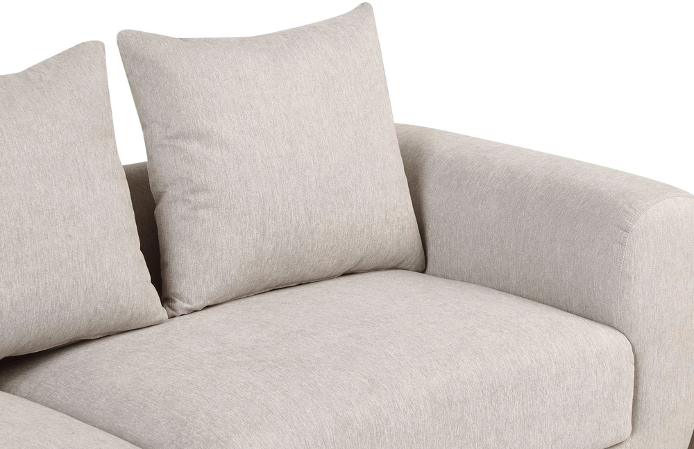 Beliani 3 vietų sofa VINLIDEN, smėlio ir rudos spalvos