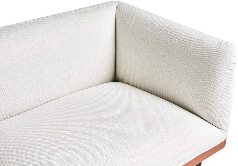Beliani 3 vietų sofa VORGOD, kreminė