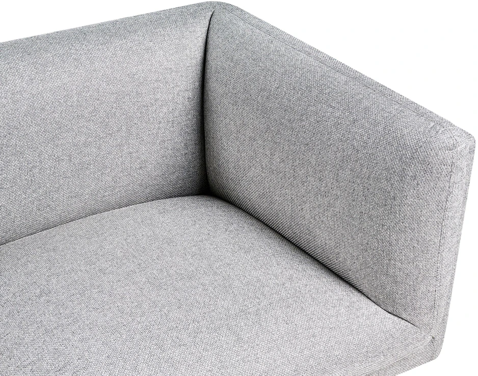 Beliani 3 vietų sofa VORGOD šviesiai pilka