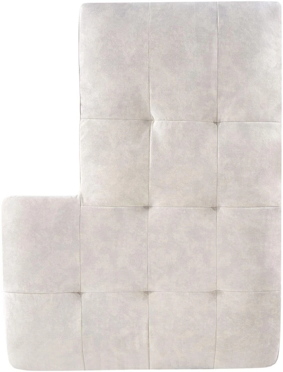 Beliani 4 asmenų kampinė sofa KIRUNA, veliūras, šviesiai smėlio spalvos, kairinė