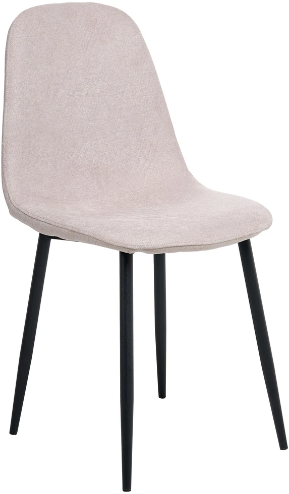 Beliani 4 valgomojo kėdžių komplektas CRANDALL smėlio spalvos