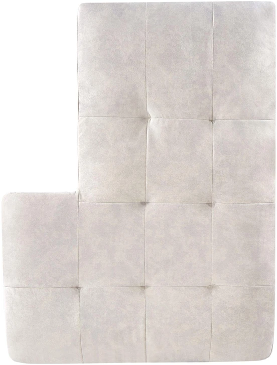 Beliani 4 vietų kampinė sofa KIRUNA, veliūras, šviesiai smėlio spalvos, dešinė pusė