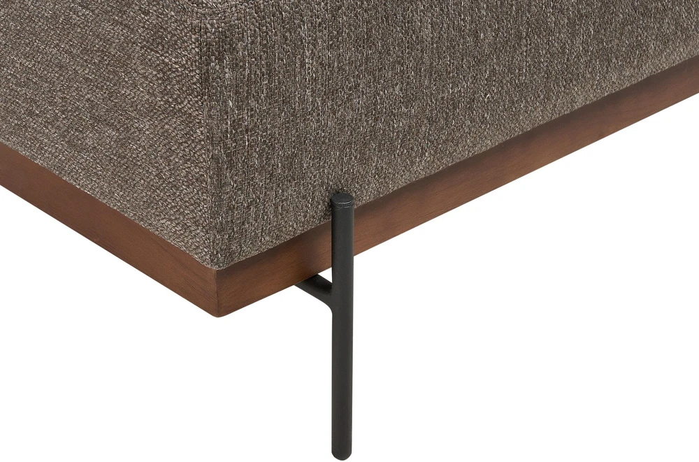 Beliani 4 vietų kampinė sofa MARIFERD ruda, kairinė