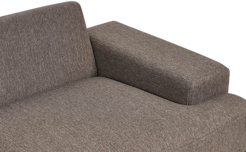 Beliani 4 vietų kampinė sofa MARIFERD ruda, kairinė