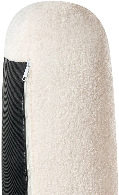 Beliani 4 vietų kampinė sofa SIGGARD, boucle, balta, kairinė