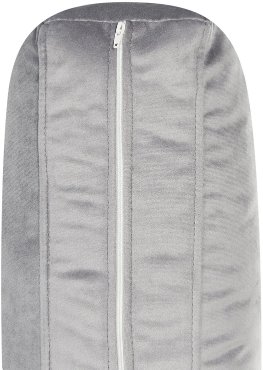 Beliani 4 vietų kampinė sofa VINTERBRO, veliūrinė, pilka, dešininė
