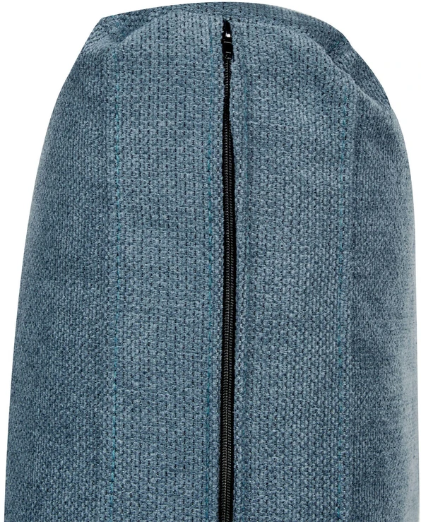 Beliani 4 vietų kampinė sofa VINTERBRO, šenilinė, mėlyna, dešininė