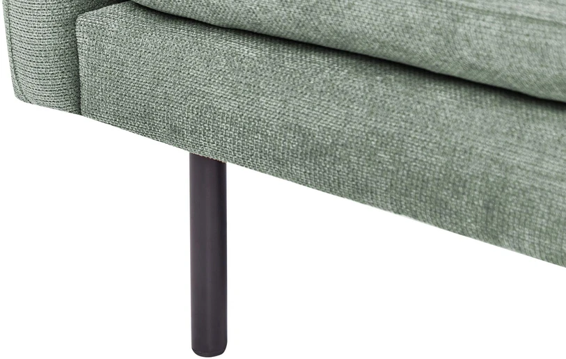 Beliani 4 vietų kampinė sofa VINTERBRO šviesiai žalia, dešininė